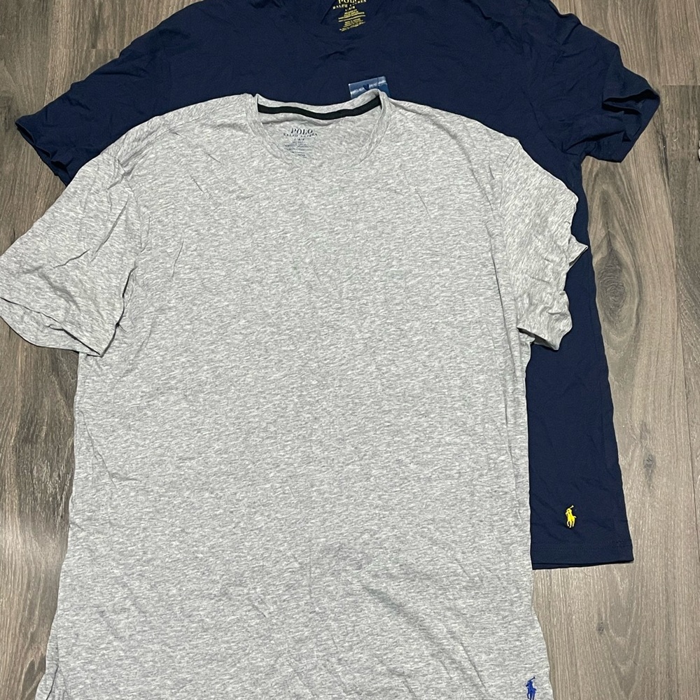 Polo Ralph Lauren Short Sleeve Tees in Gray and Navy